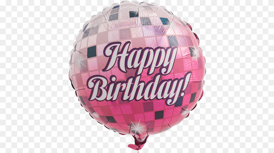 Pink Disco Ball Balloon, Aircraft, Transportation, Vehicle Free Png Download