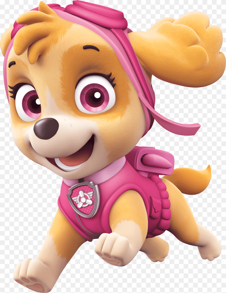 Pink Dog Bone Clipart Skye Paw Patrol Characters, Toy, Doll, Plush Free Png