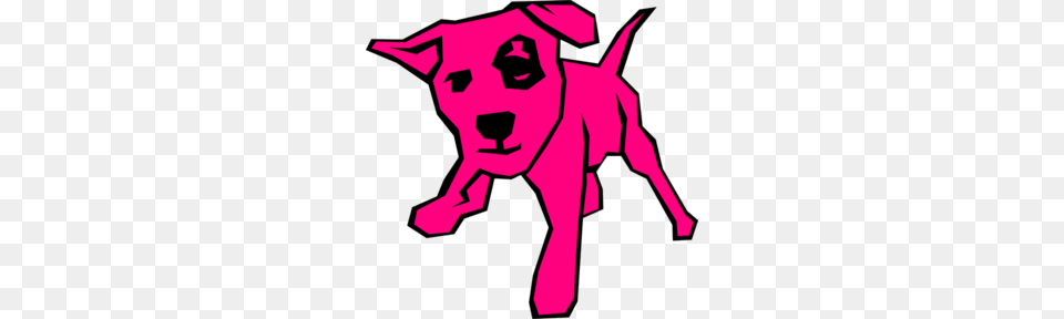 Pink Dog Clip Art, Baby, Person, Animal, Canine Png Image