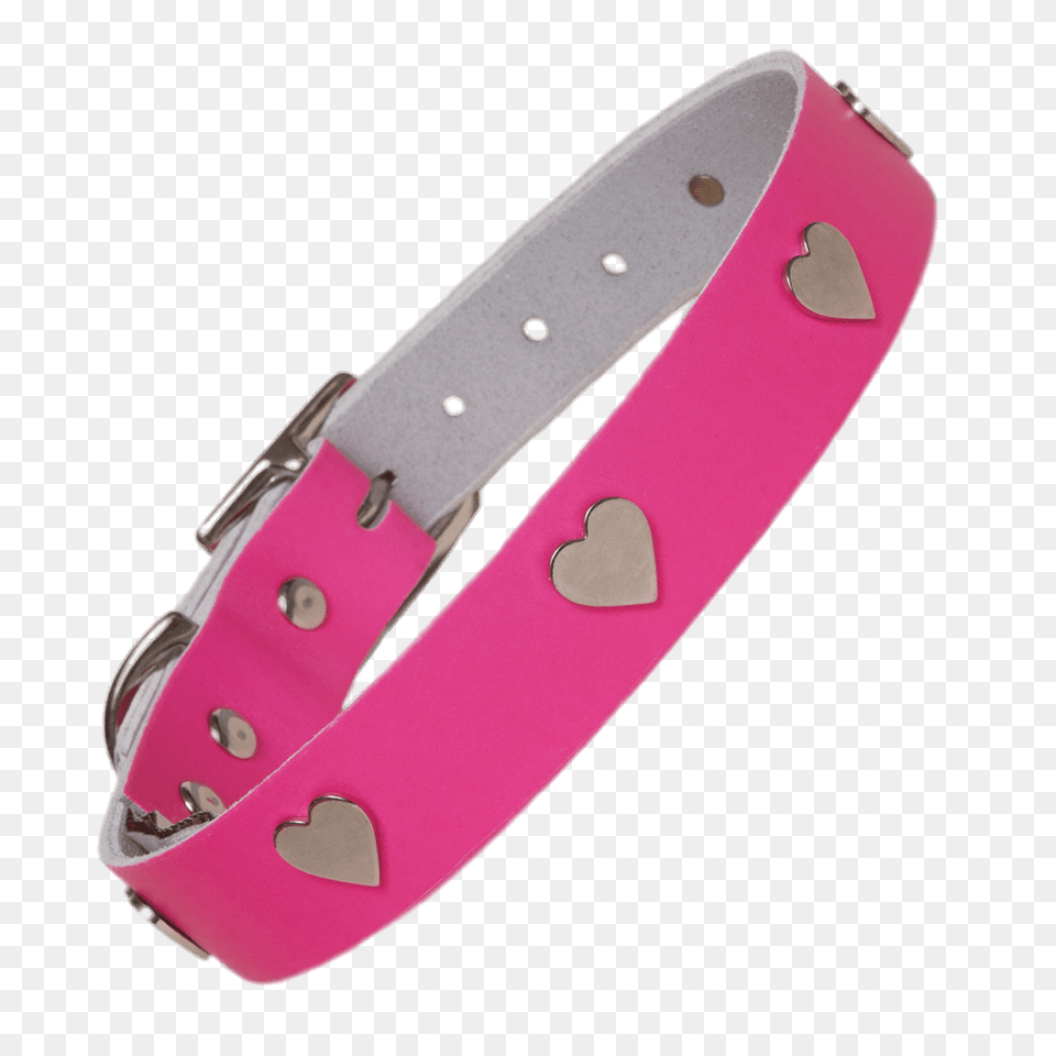 Pink Dog Collar With Hearts, Accessories, Bracelet, Jewelry Free Transparent Png