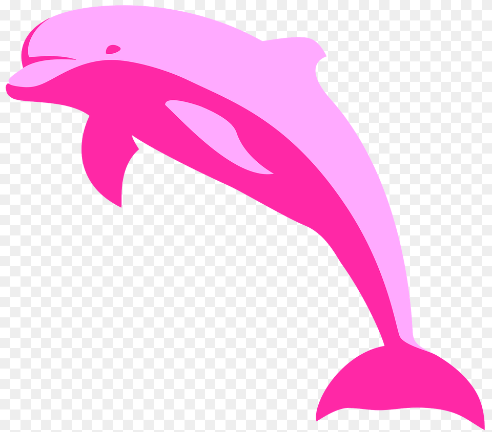 Pink Dolphin Clipart, Animal, Mammal, Sea Life, Fish Free Transparent Png