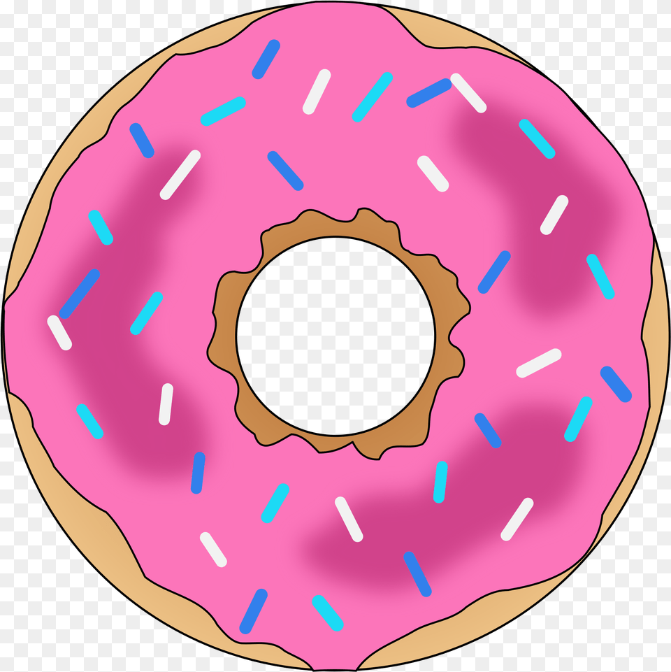 Pink Donut Icons Pink Donut, Food, Sweets, Disk, Person Free Png