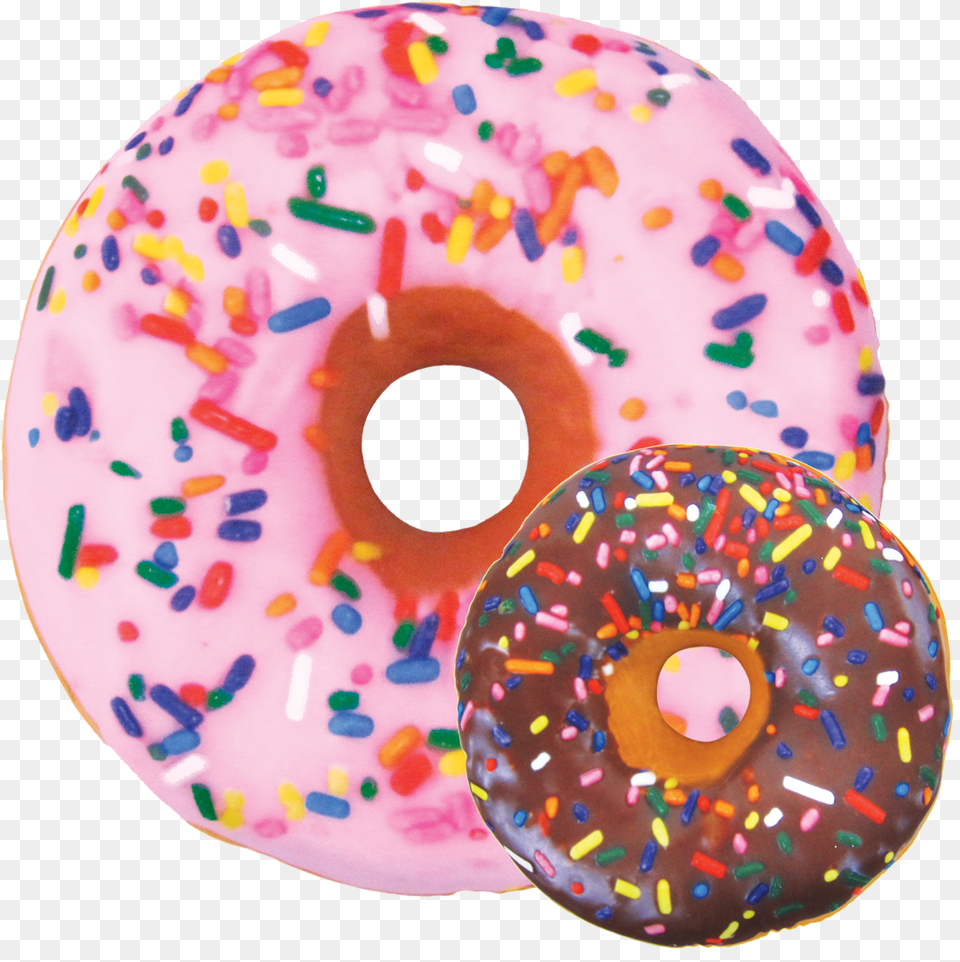 Pink Donut Iscream Donut Pillow, Food, Sweets Png