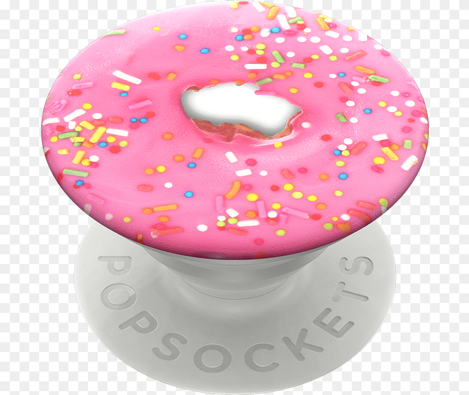Pink Donut Popsockets Popsocket Donut, Food, Sweets, Sprinkles Free Png Download