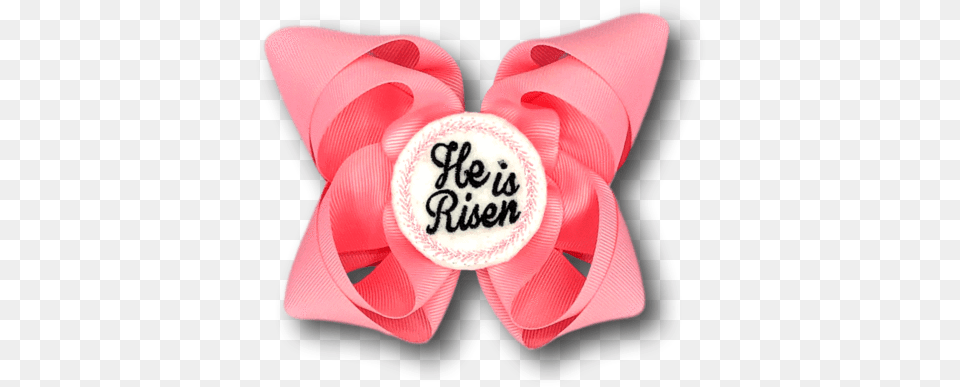 Pink Double With He Is Risen Bow, Accessories, Formal Wear, Tie Free Transparent Png
