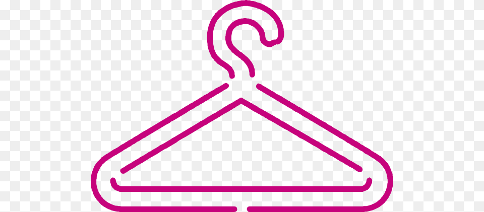Pink Dress Hanger Clip Art At Clker, Bow, Weapon Free Png Download