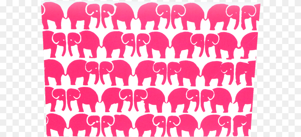 Pink Elephant Card, Animal, Mammal, Wildlife, Home Decor Free Png Download