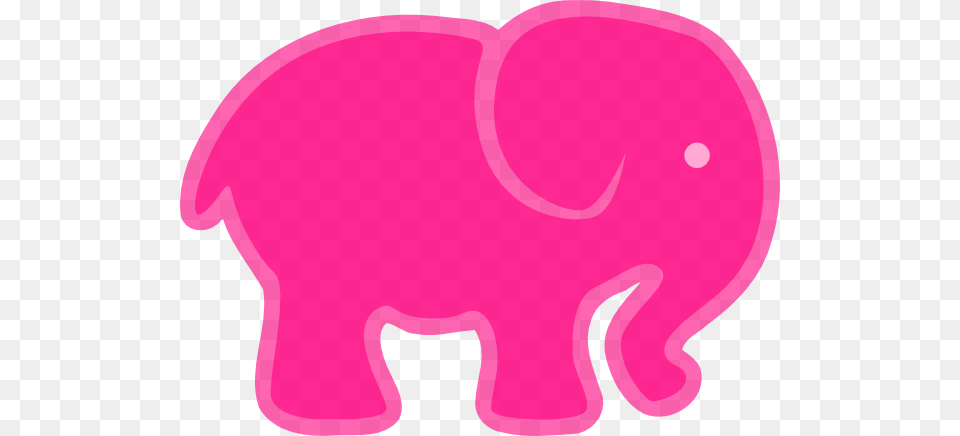 Pink Elephant Clip Art, Animal, Mammal, Wildlife Free Png