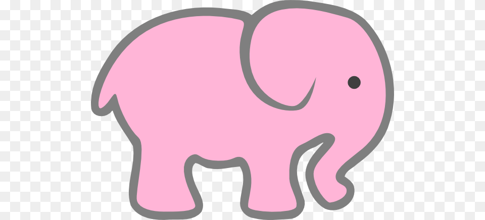 Pink Elephant Clip Art, Animal, Mammal, Wildlife, Piggy Bank Free Png Download