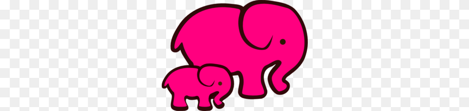 Pink Elephant Clip Art, Baby, Person, Animal, Wildlife Free Transparent Png