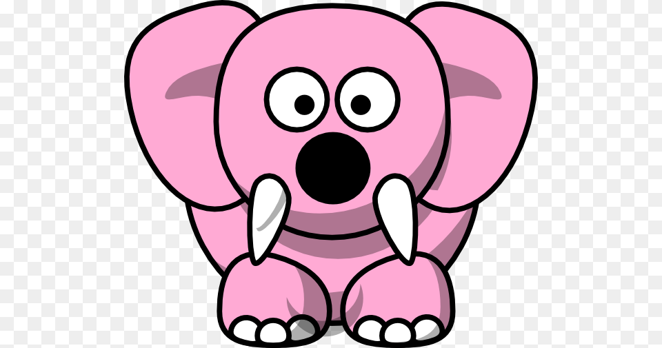 Pink Elephant Finger Puppet Clip Art, Animal, Bear, Mammal, Wildlife Png Image