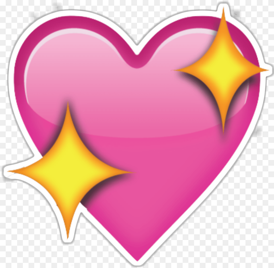 Pink Emoji Heart, Logo Free Png