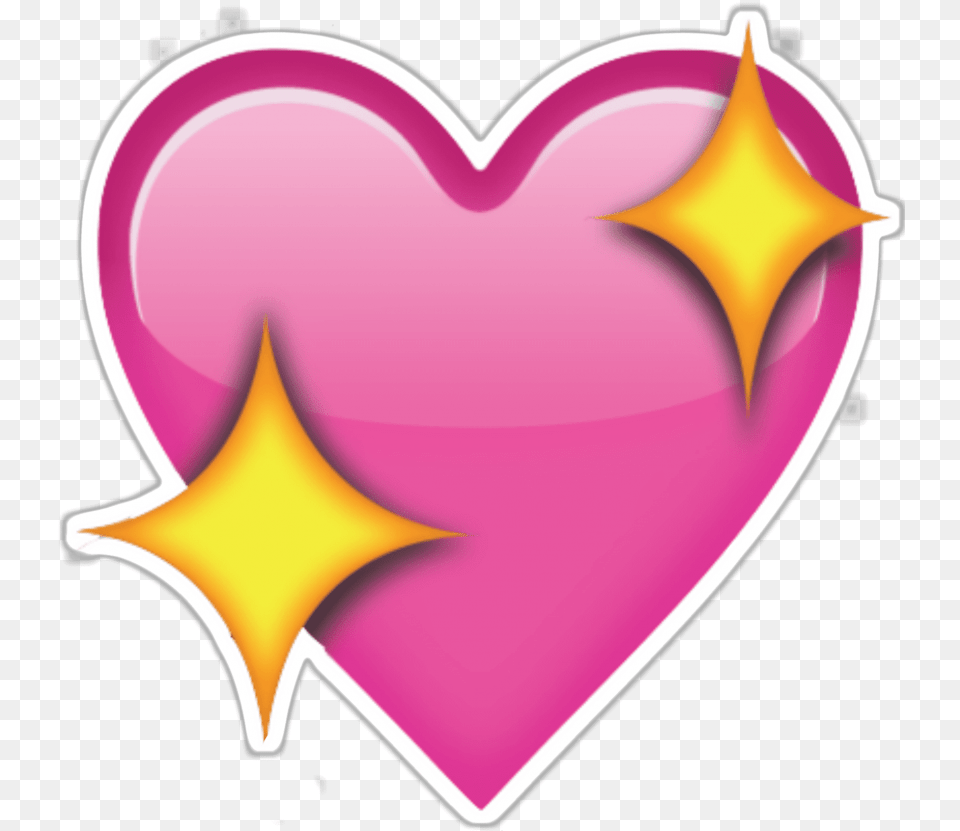 Pink Emoji Heart, Logo, Symbol Png