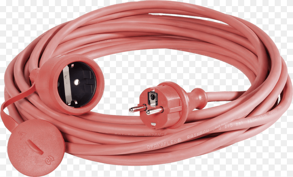 Pink Eu Extension Cord Transparent Extension Cord, Adapter, Electronics, Tape, Plug Free Png