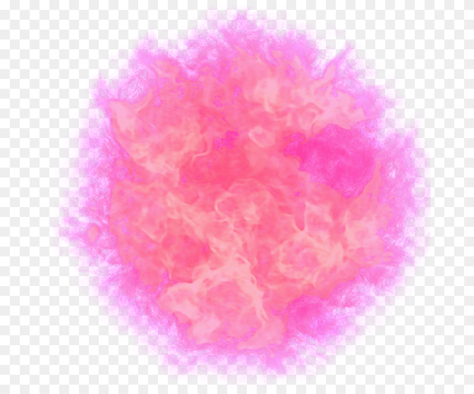 Pink Explosion Glow Sky Galaxy Sticker Circle, Mineral Png Image