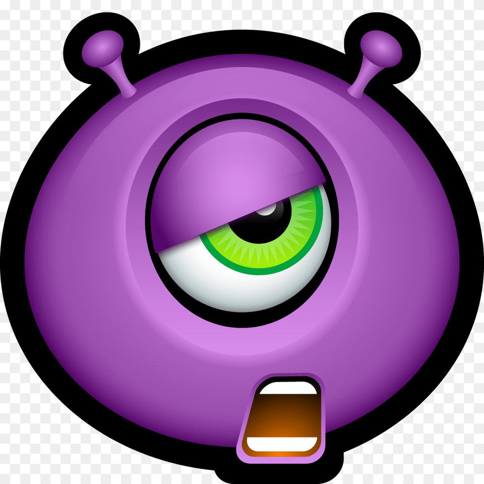 Pink Eyes Clipart Halloween Monster, Purple, Sphere, Disk Png Image