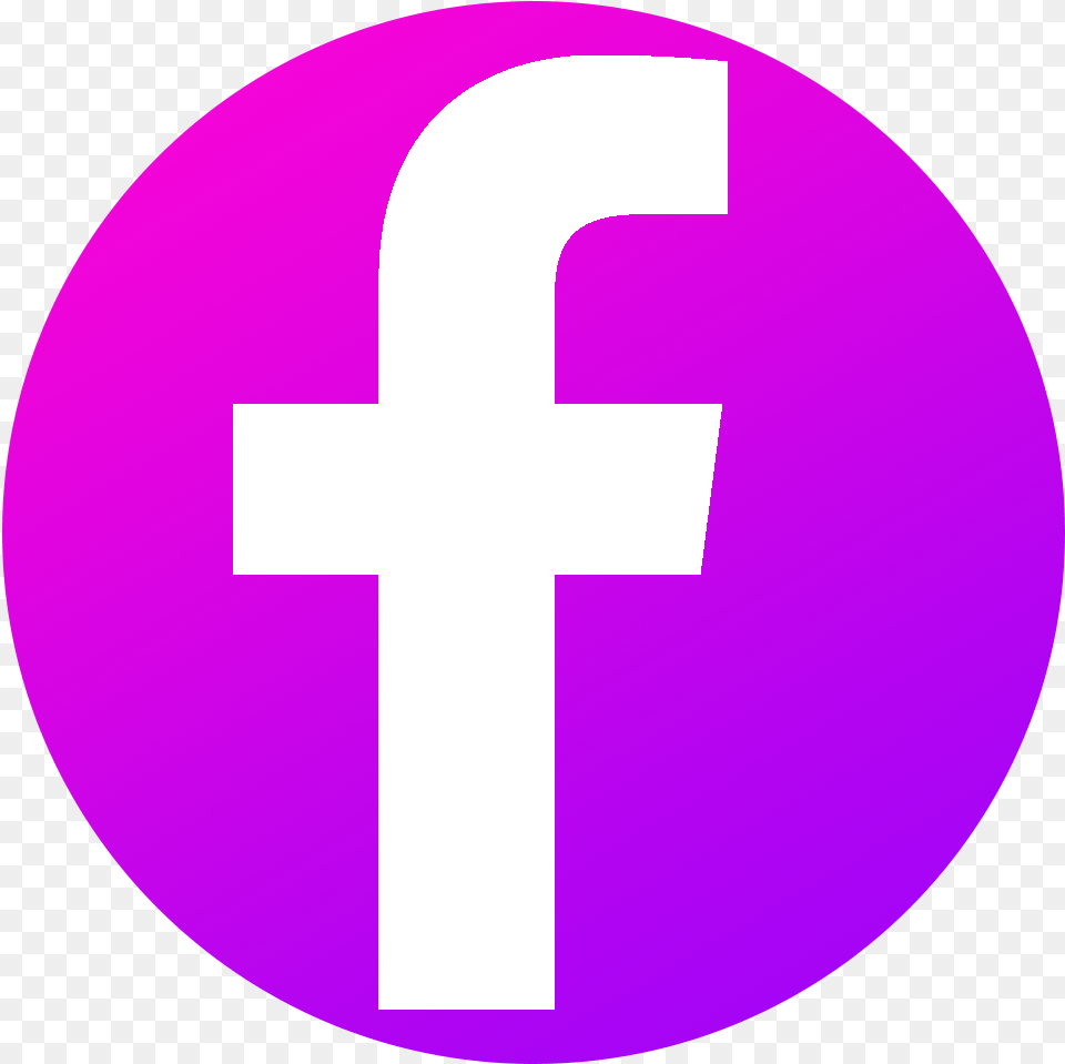 Pink Facebook Logo Images, Purple, Number, Symbol, Text Png