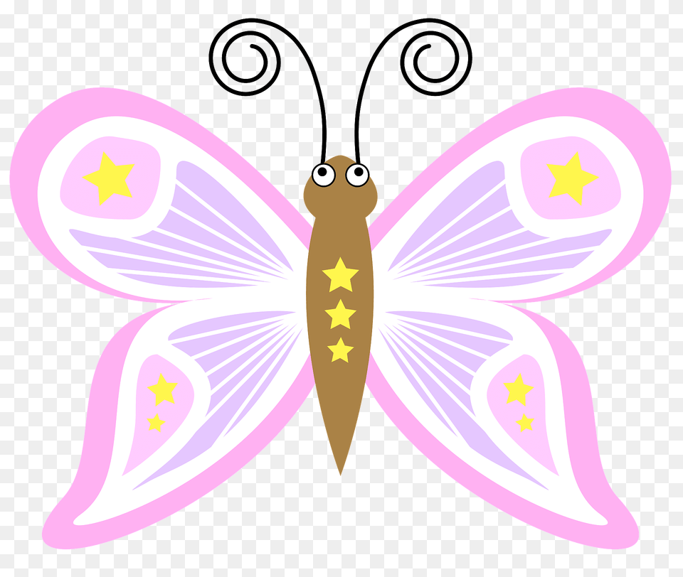 Pink Fancy Butterfly Clipart, Animal, Fish, Sea Life, Shark Free Png Download