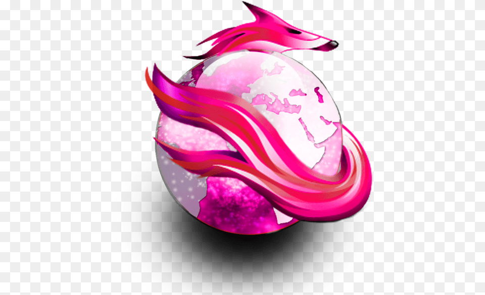 Pink Firefox Icon Firefox Icon Pink, Art, Graphics, Astronomy, Outer Space Png Image