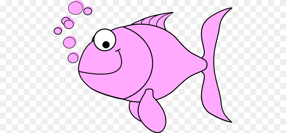 Pink Fish Bubbles Clip Art, Animal, Sea Life, Shark Free Png