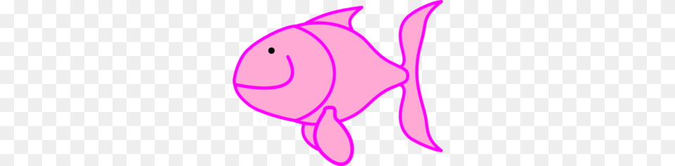 Pink Fish Clip Art, Animal, Sea Life, Shark Free Png Download