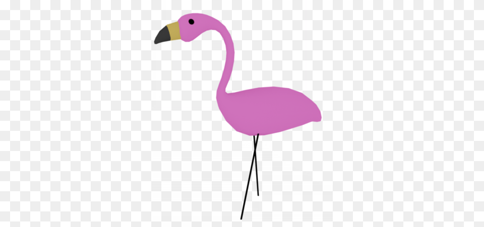 Pink Flamingo Animal Figure, Beak, Bird Free Png Download