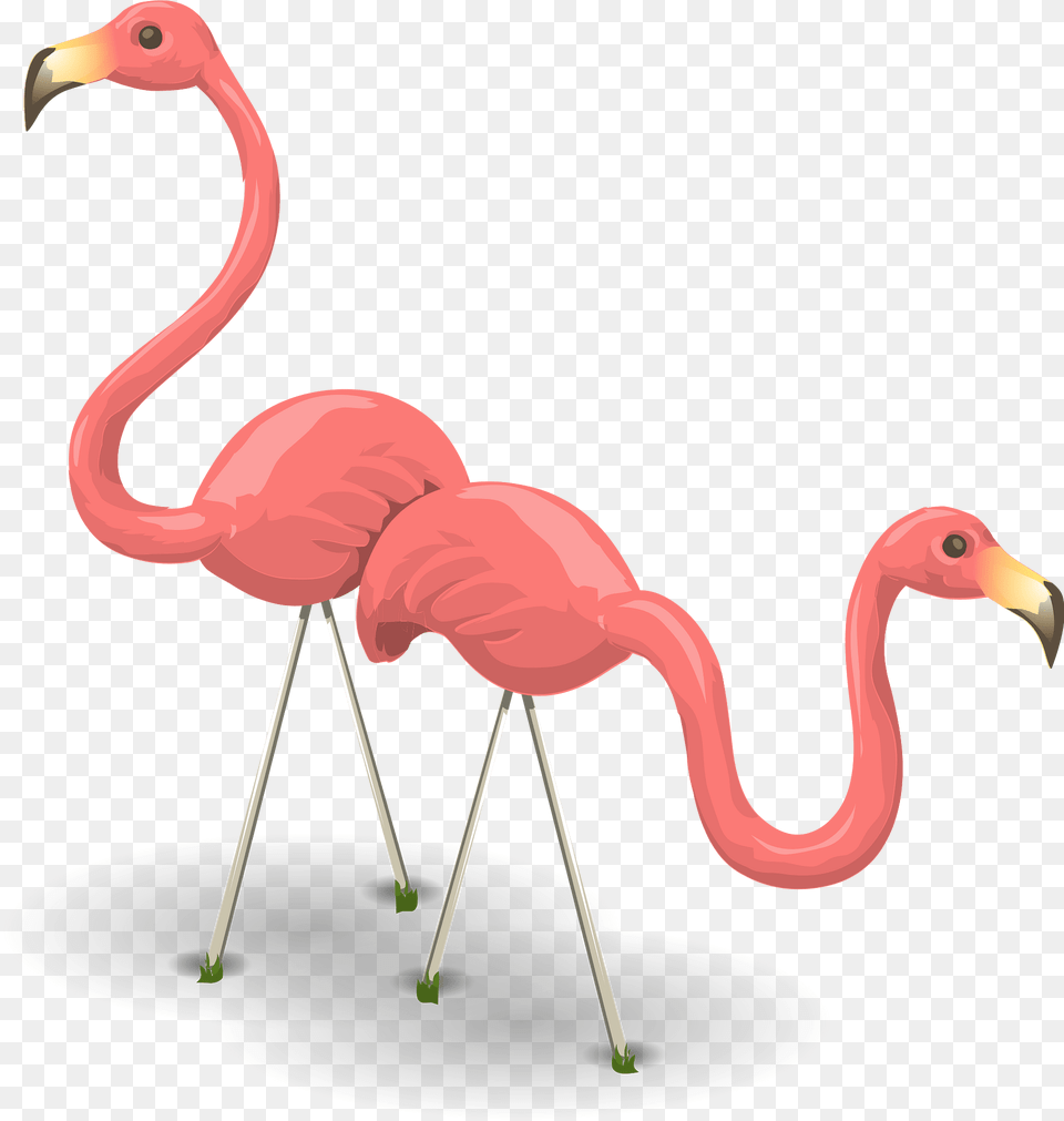 Pink Flamingo Clipart, Animal, Bird, Beak, Smoke Pipe Png Image