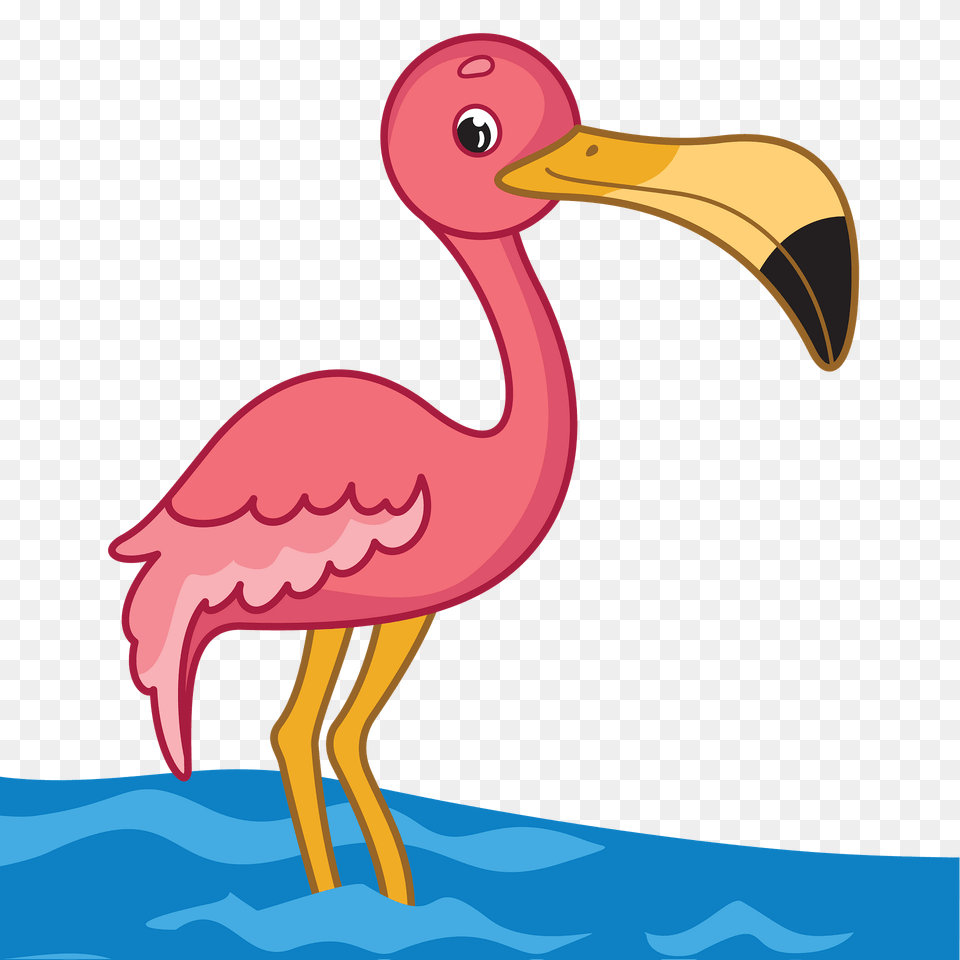 Pink Flamingo Clipart, Animal, Beak, Bird, Fish Free Transparent Png