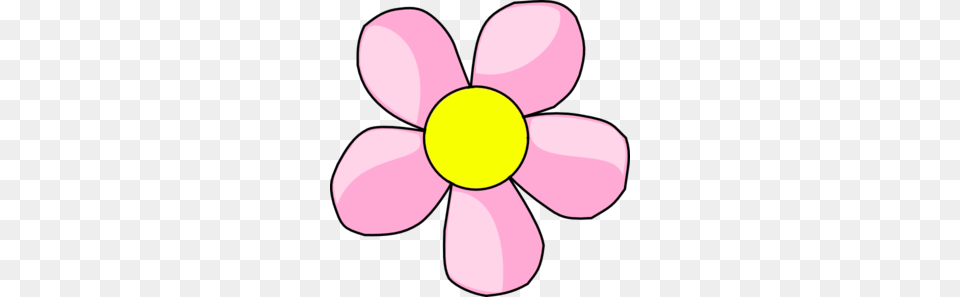 Pink Flower Clip Art, Anemone, Daisy, Petal, Plant Free Png