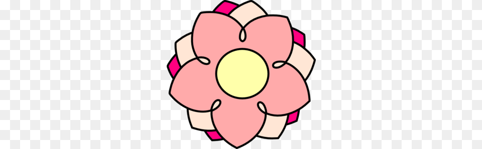 Pink Flower Clip Art, Dahlia, Plant, Petal, Nature Free Png Download