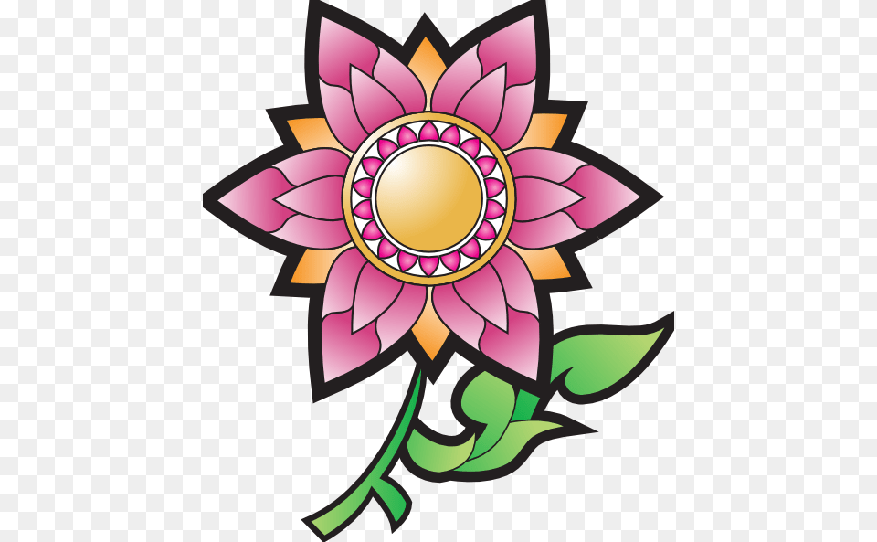 Pink Flower Clip Art Celebrity Buzz, Dahlia, Graphics, Plant, Floral Design Free Png