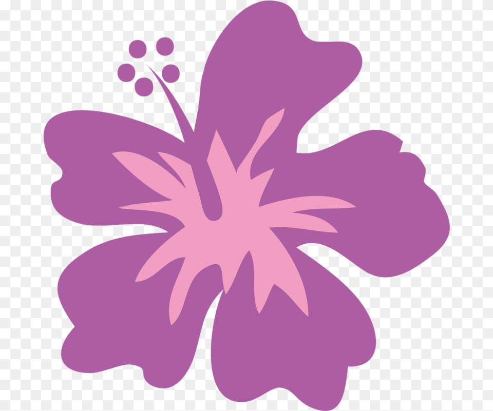 Pink Flower Clipart Moana Clip, Plant, Hibiscus, Person Free Png Download