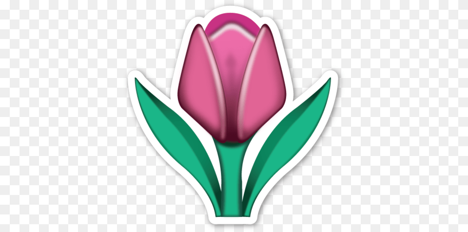 Pink Flower Emoji Picture Whatsapp Emoji De Flor, Plant, Petal, Tulip Png