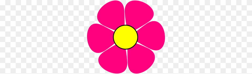 Pink Flower Power Clip Art, Anemone, Daisy, Petal, Plant Free Png