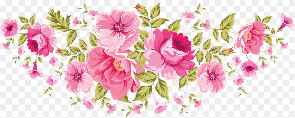 Pink Flower Vector, Art, Floral Design, Graphics, Pattern Free Png
