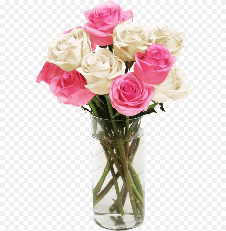 Pink Flowers In Vase Transparent, Flower, Flower Arrangement, Flower Bouquet, Plant Free Png Download