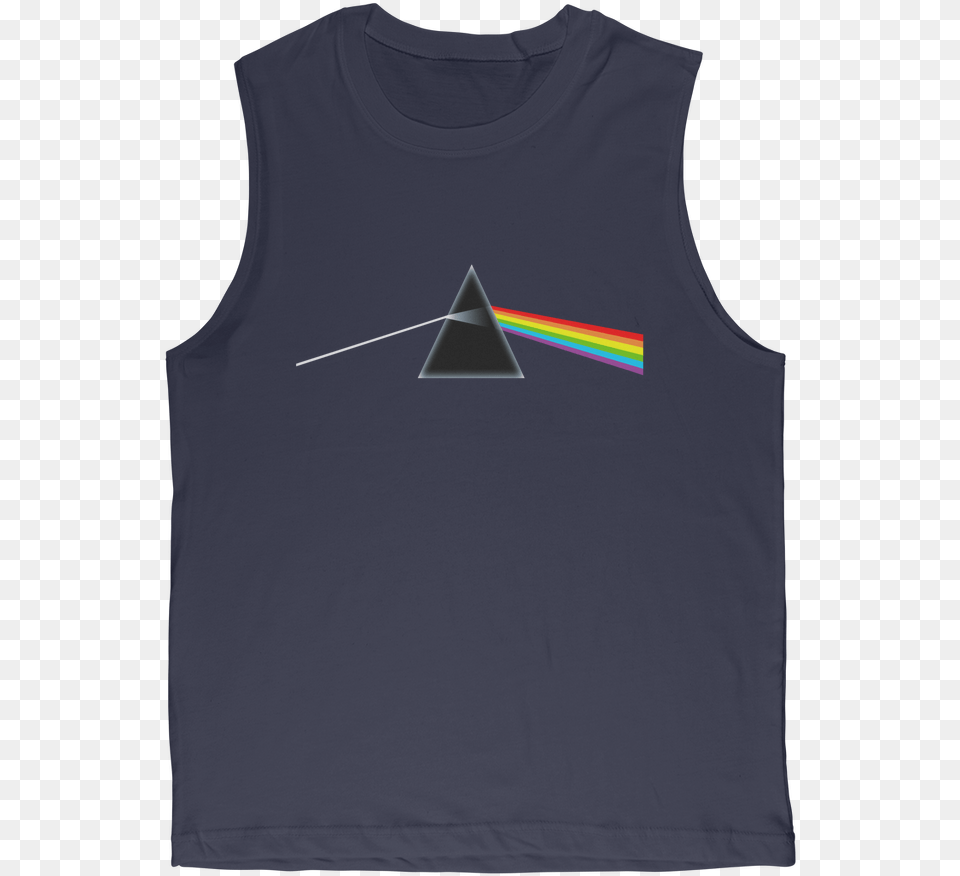 Pink Floyd 1 Classic Adult Muscle Top Active Tank, Clothing, Tank Top, Triangle, Person Free Png