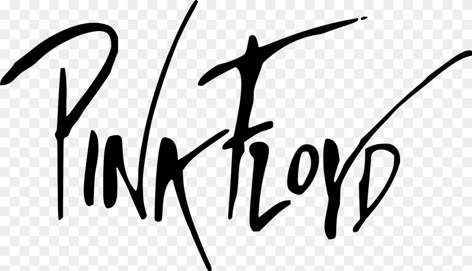 Pink Floyd Logo Black, Handwriting, Text, Bow, Weapon Free Transparent Png