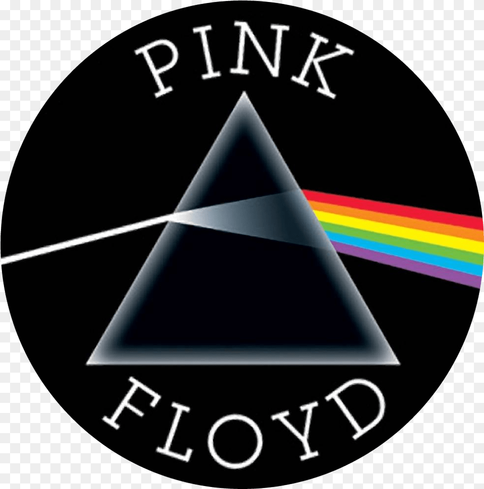 Pink Floyd The Dark Side Of The Moon Button Clipart Pink Floyd Band Logo, Triangle Free Png Download