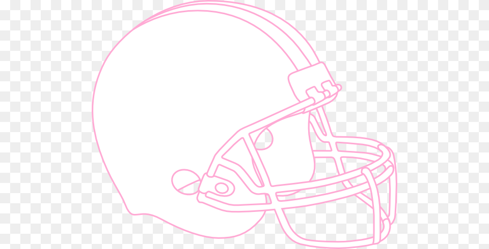 Pink Football Helmet Clip Art, American Football, Football Helmet, Sport, Person Free Png Download
