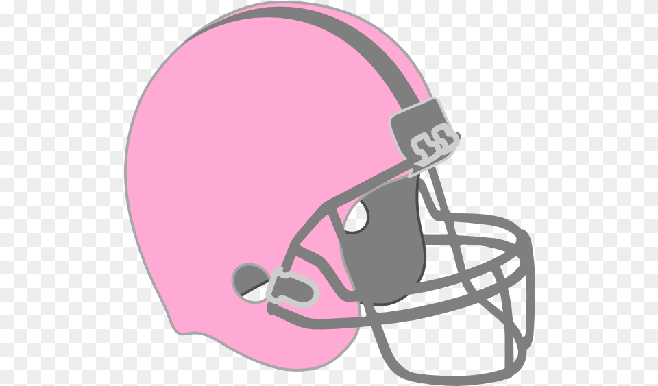 Pink Football Helmet Clip Arts For Pink Football Helmet Clipart, American Football, Person, Playing American Football, Sport Free Png Download