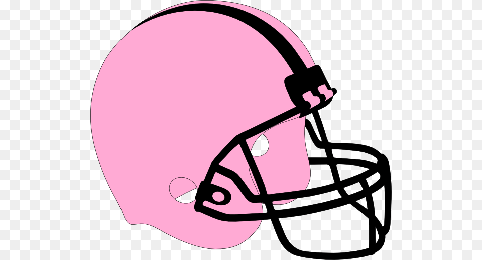 Pink Football Helmet Clipart, American Football, Person, Playing American Football, Sport Png