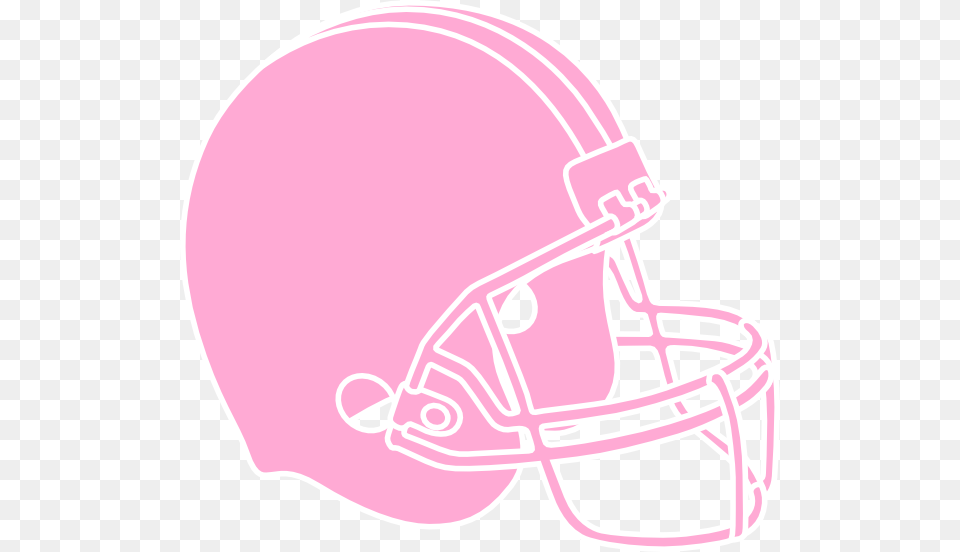 Pink Football Helmet Clipart, American Football, Person, Playing American Football, Sport Free Png