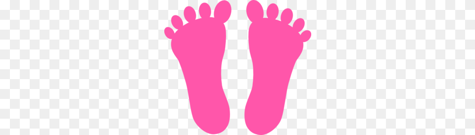 Pink Footprints Clip Art, Baby, Person, Footprint Free Transparent Png