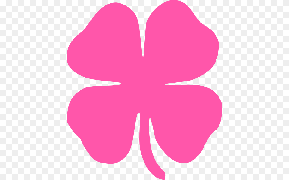 Pink Four Leaf Clover, Flower, Petal, Plant, Smoke Pipe Free Png