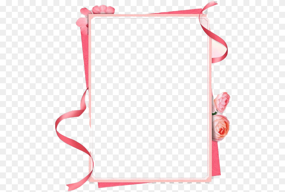 Pink Frame Free Pink Frame, Flower, Plant, Rose Png