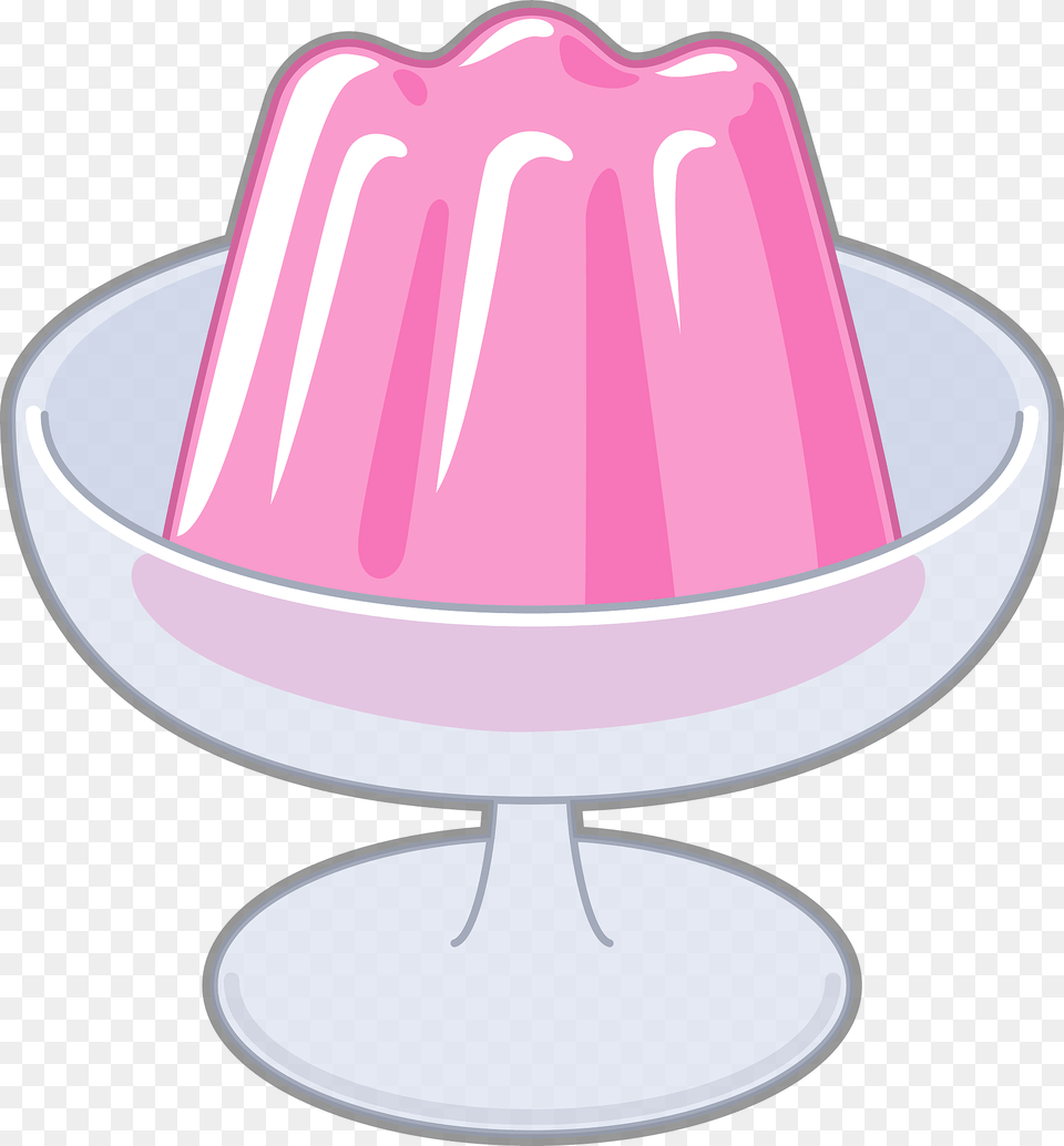 Pink Gelatin Dessert Clipart, Food, Jelly, Cream, Hot Tub Free Png Download
