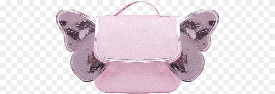 Pink Glitter Butterfly Bag Caramel Cie Backpacks, Accessories, Handbag, Purse Free Transparent Png