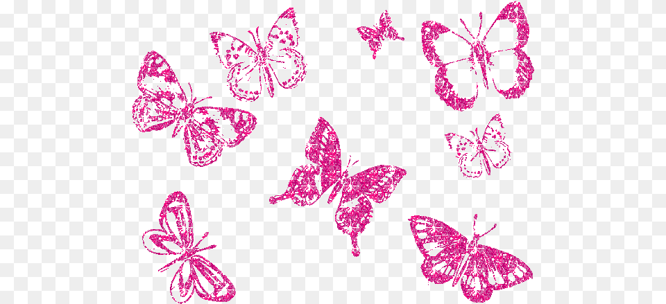 Pink Glitter Butterfly Wallpaper Gif Black And White Butterflies, Purple, Accessories, Pattern, Jewelry Free Transparent Png