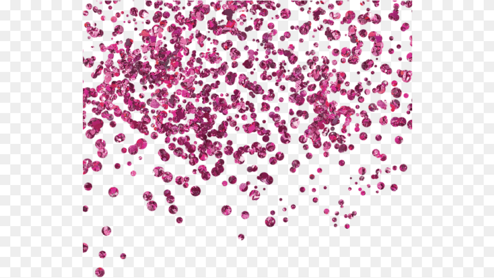 Pink Glitter Confetti, Crystal, Accessories, Plant, Diamond Free Transparent Png